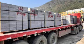 十堰 芝麻灰地铺石出货日常