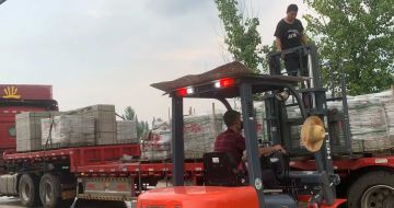 十堰 黄金麻冰裂纹，地铺石装车