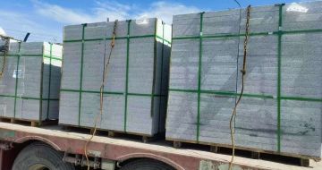 十堰 芝麻白花岗岩地铺石装车日常