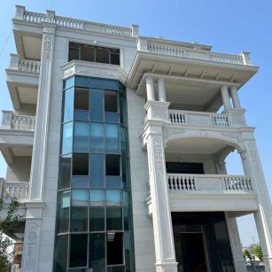 十堰 白麻花岗岩别墅外墙干挂效果展示