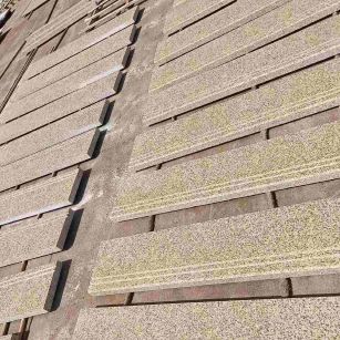 十堰 黄金麻花岗岩光面楼梯踏步