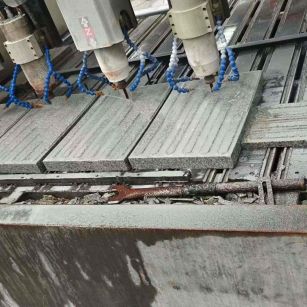 十堰 芝麻白花岗岩荔枝面盲道雕刻