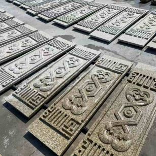 十堰 黄金麻花岗岩外墙雕刻板