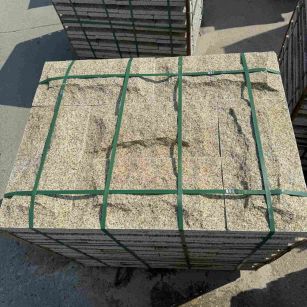 十堰 黄金麻花岗岩石材自然面蘑菇石成品