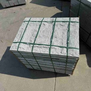 十堰 白麻花岗岩石材自然面蘑菇石成品