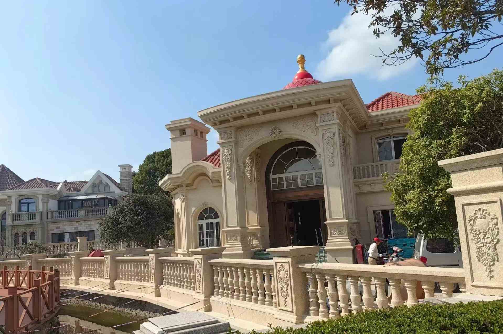 十堰 黄金麻花岗岩欧式别墅