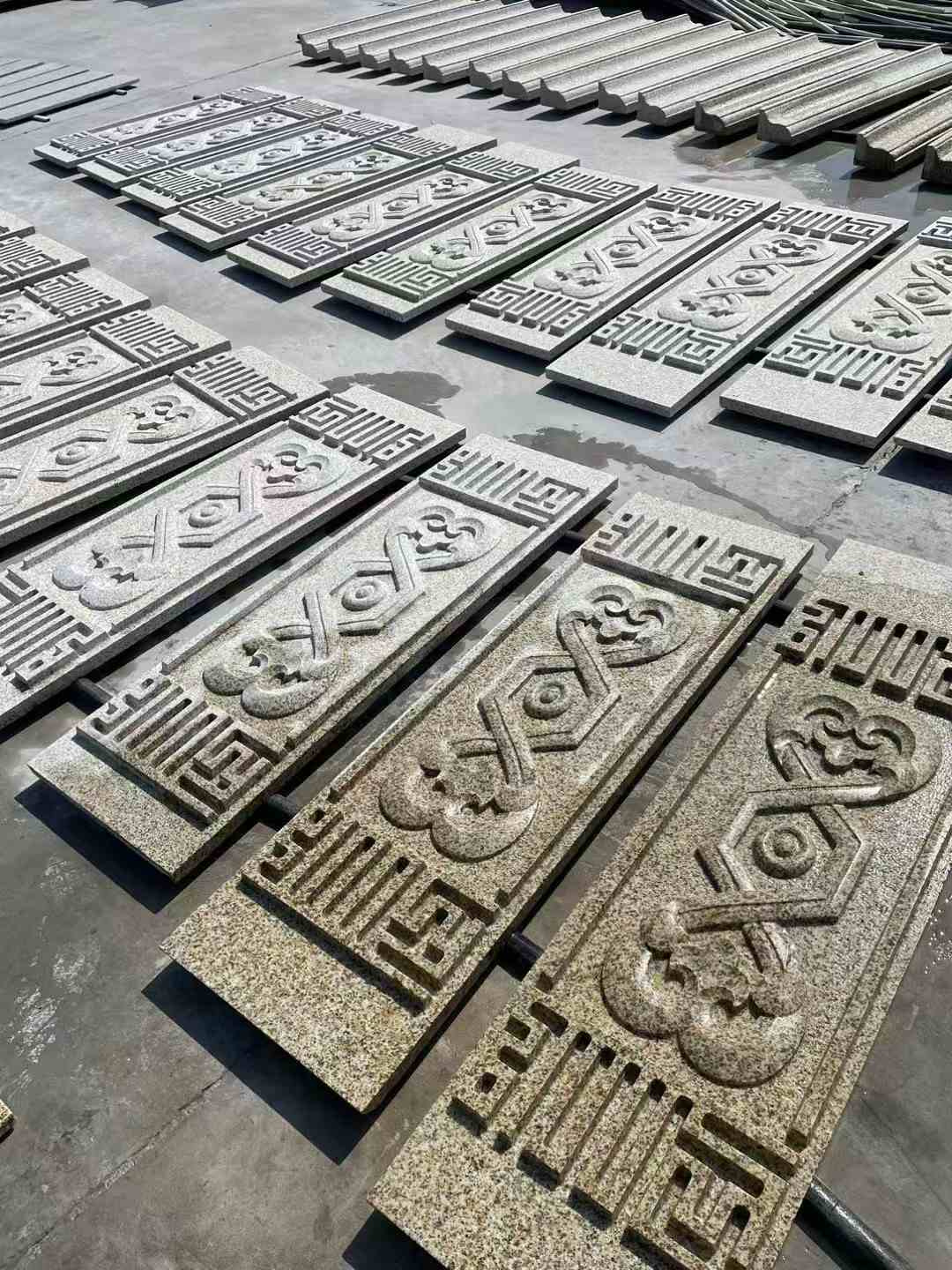 十堰 黄金麻花岗岩外墙雕刻板