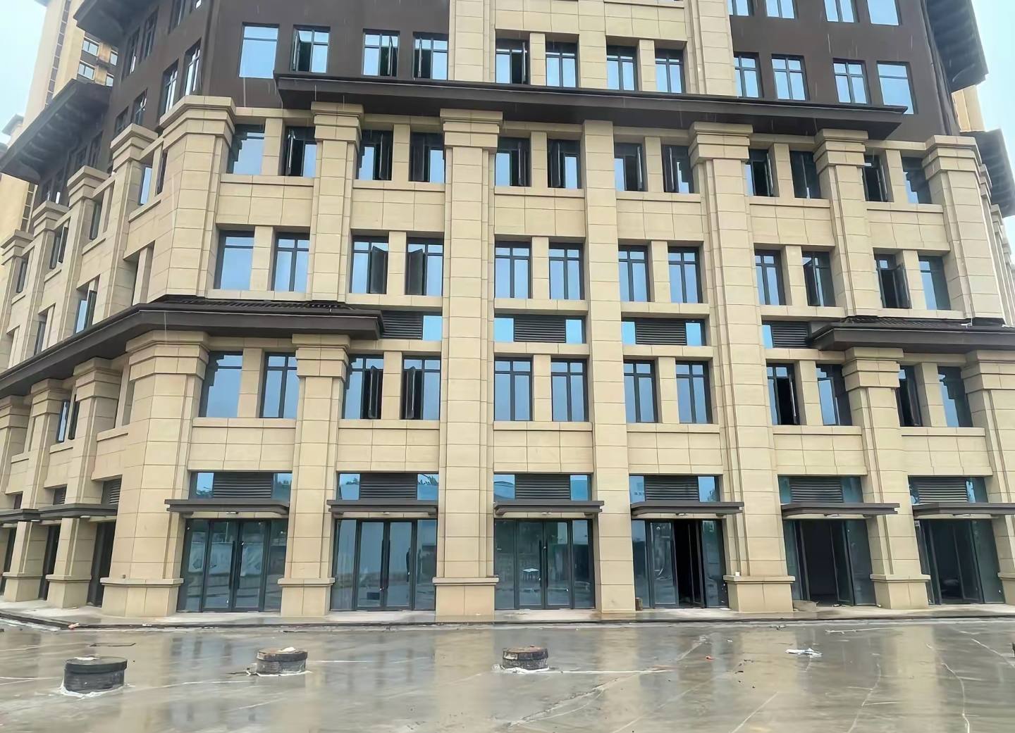 十堰 黄金麻花岗岩荔枝面小区外墙干挂