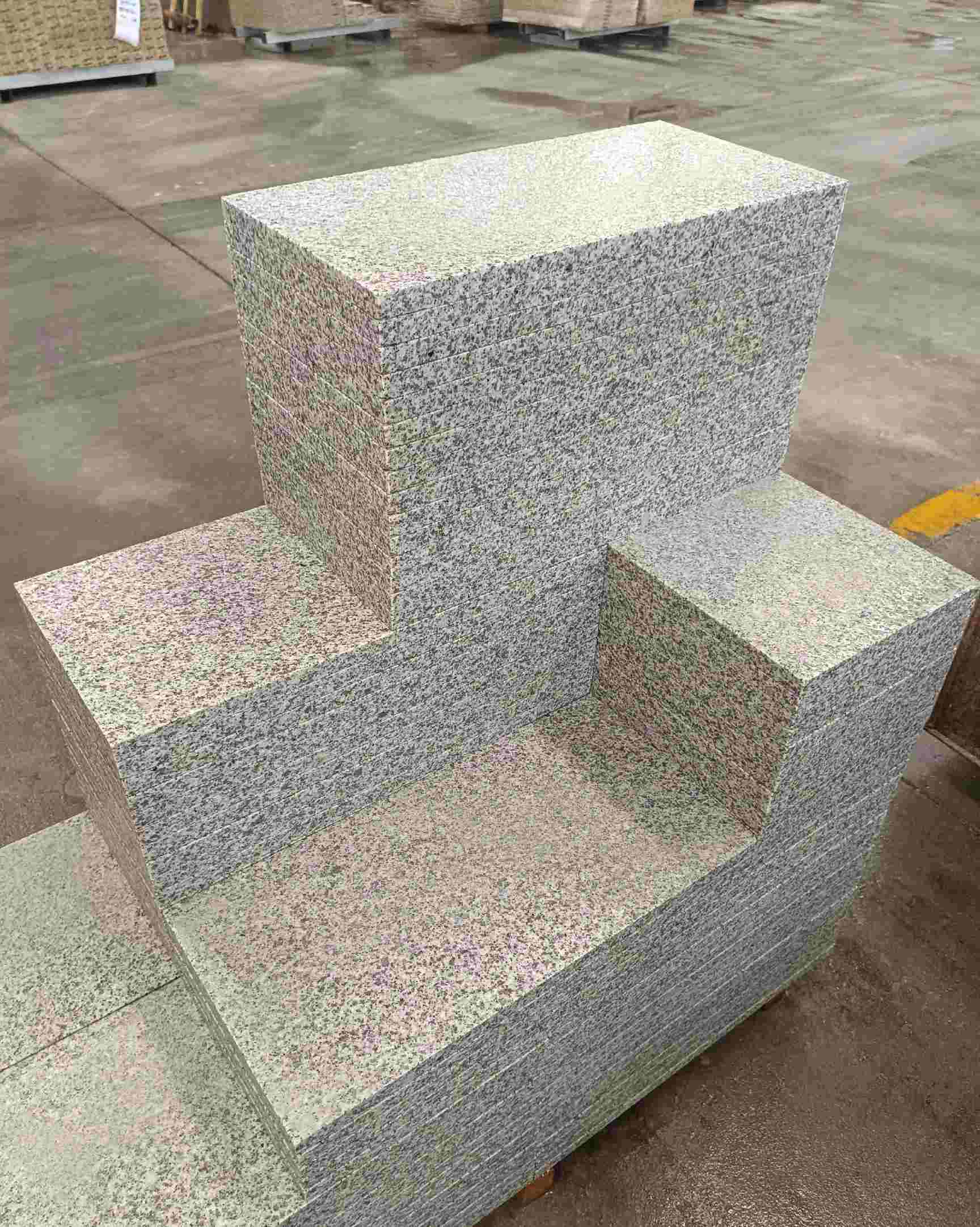 十堰 白麻花岗岩荔枝面地铺石