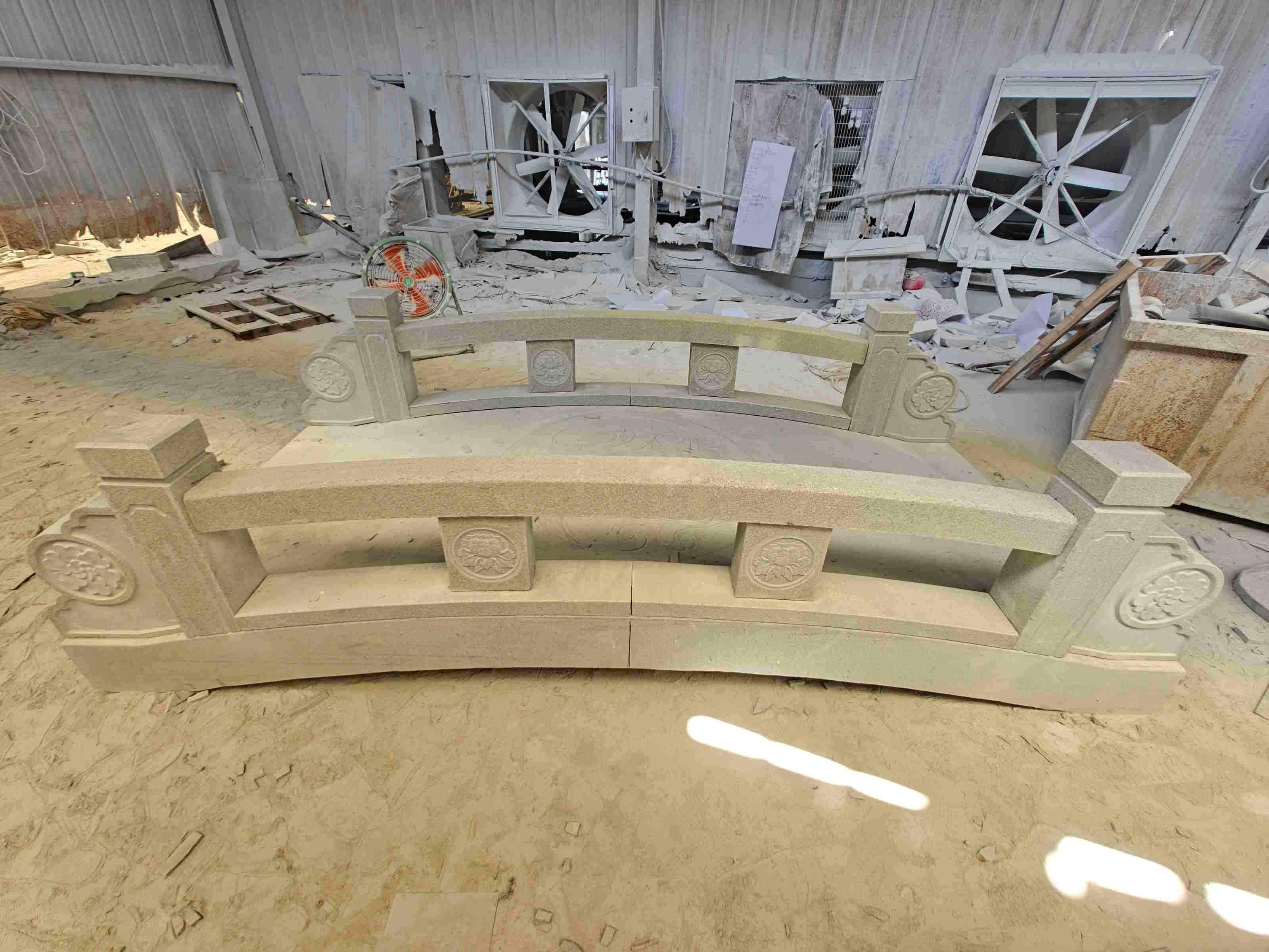 十堰 芝麻灰花岗岩异形加工-拱桥，石桥