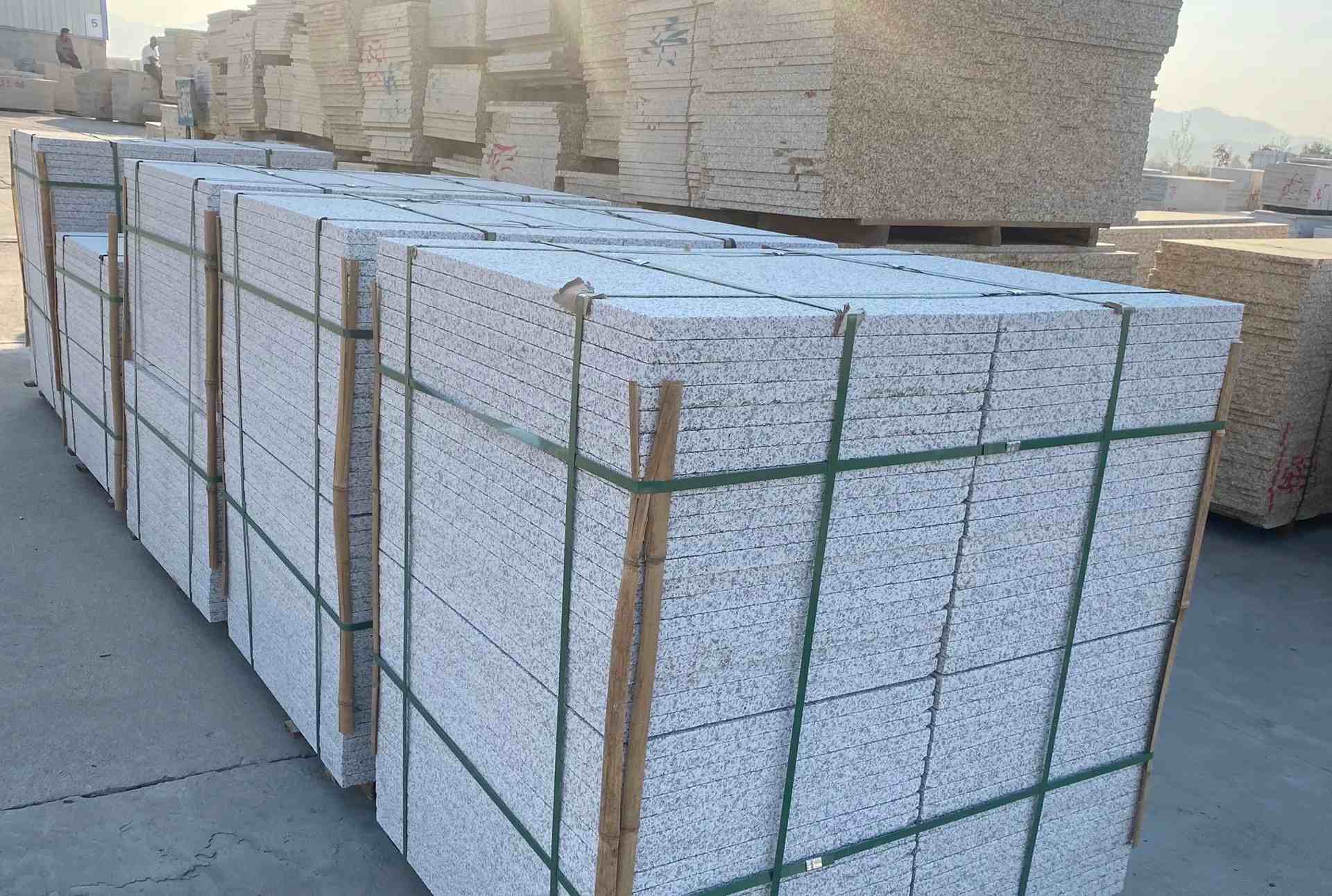 十堰 白麻花岗岩荔枝面地铺石