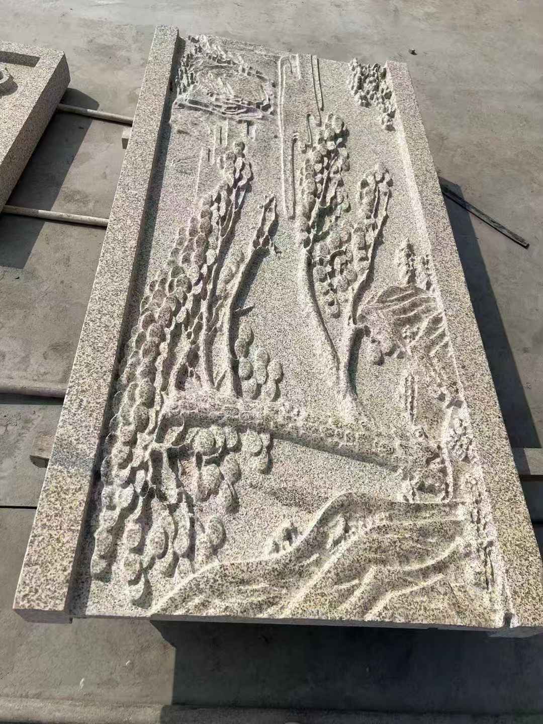 十堰 黄金麻雕刻板浮雕迎客松