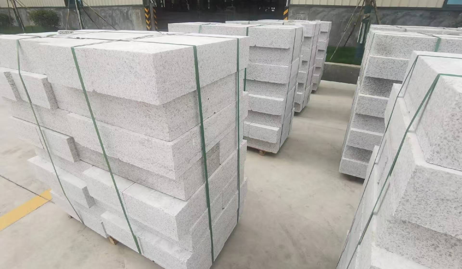 十堰 白麻花岗岩路沿石，立缘石，平缘石，路牙石，道牙石，马路牙子等