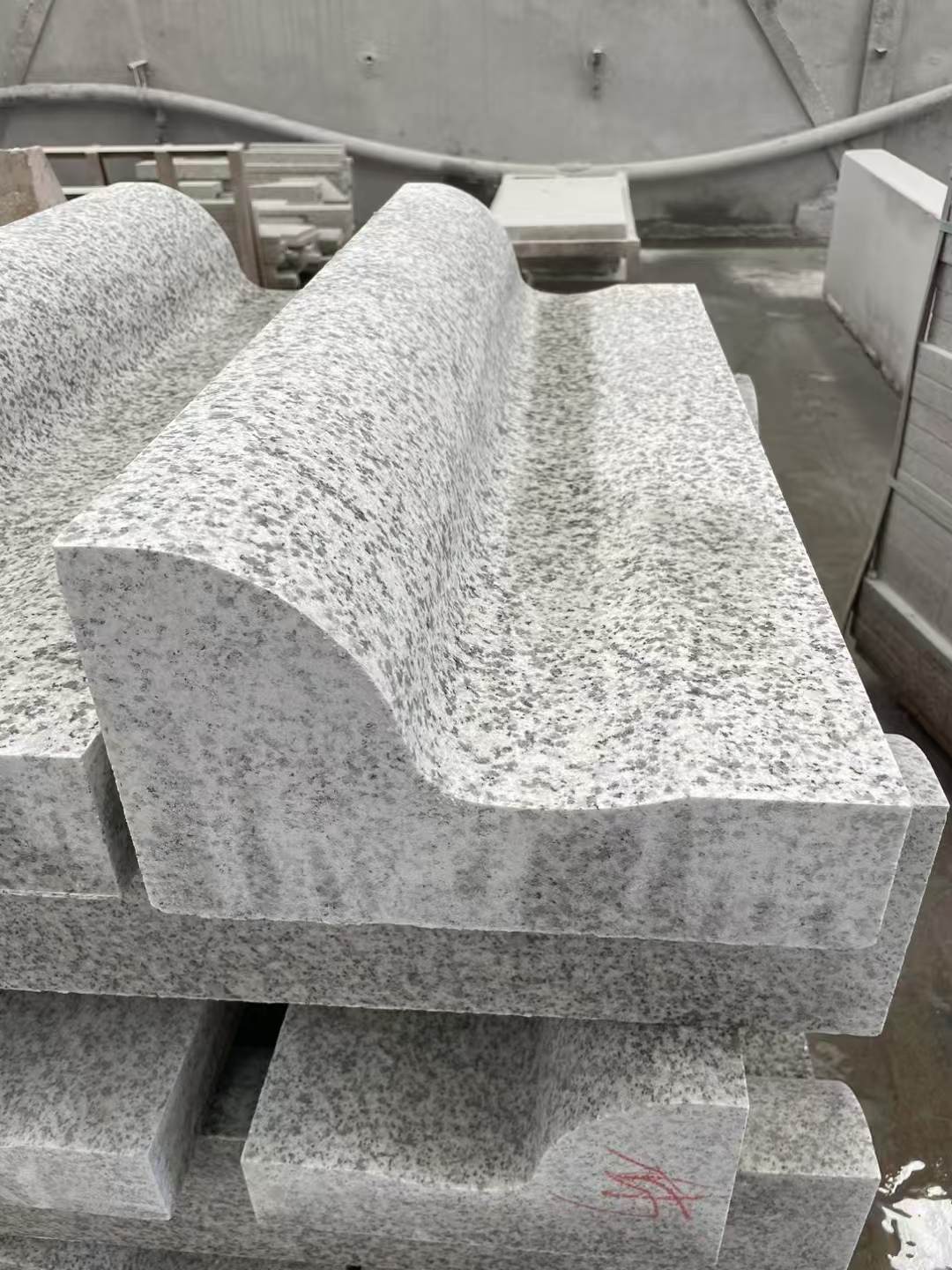 十堰 白麻花岗岩S型路沿石，路侧石，马路牙子等