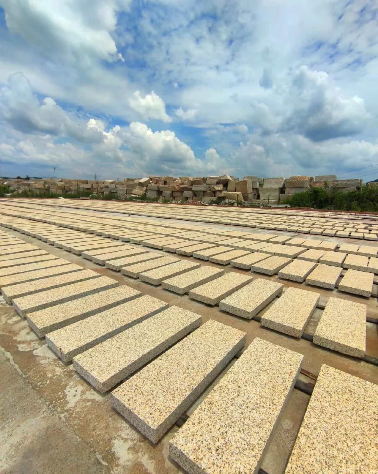 十堰 黄金麻花岗岩荔枝面地铺石防护中