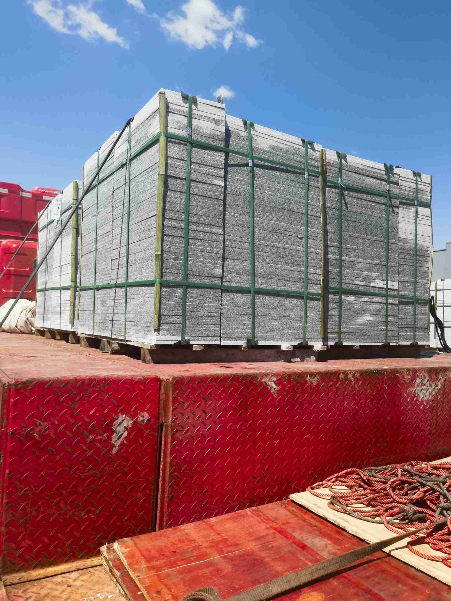 十堰 芝麻白火烧规格板地铺石300*600/600*600