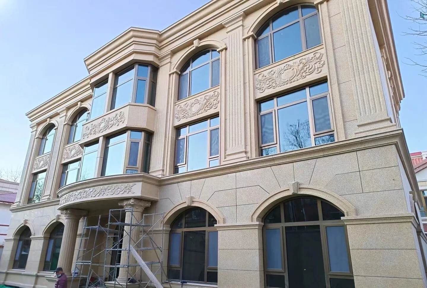 十堰 黄金麻花岗岩别墅外墙干挂