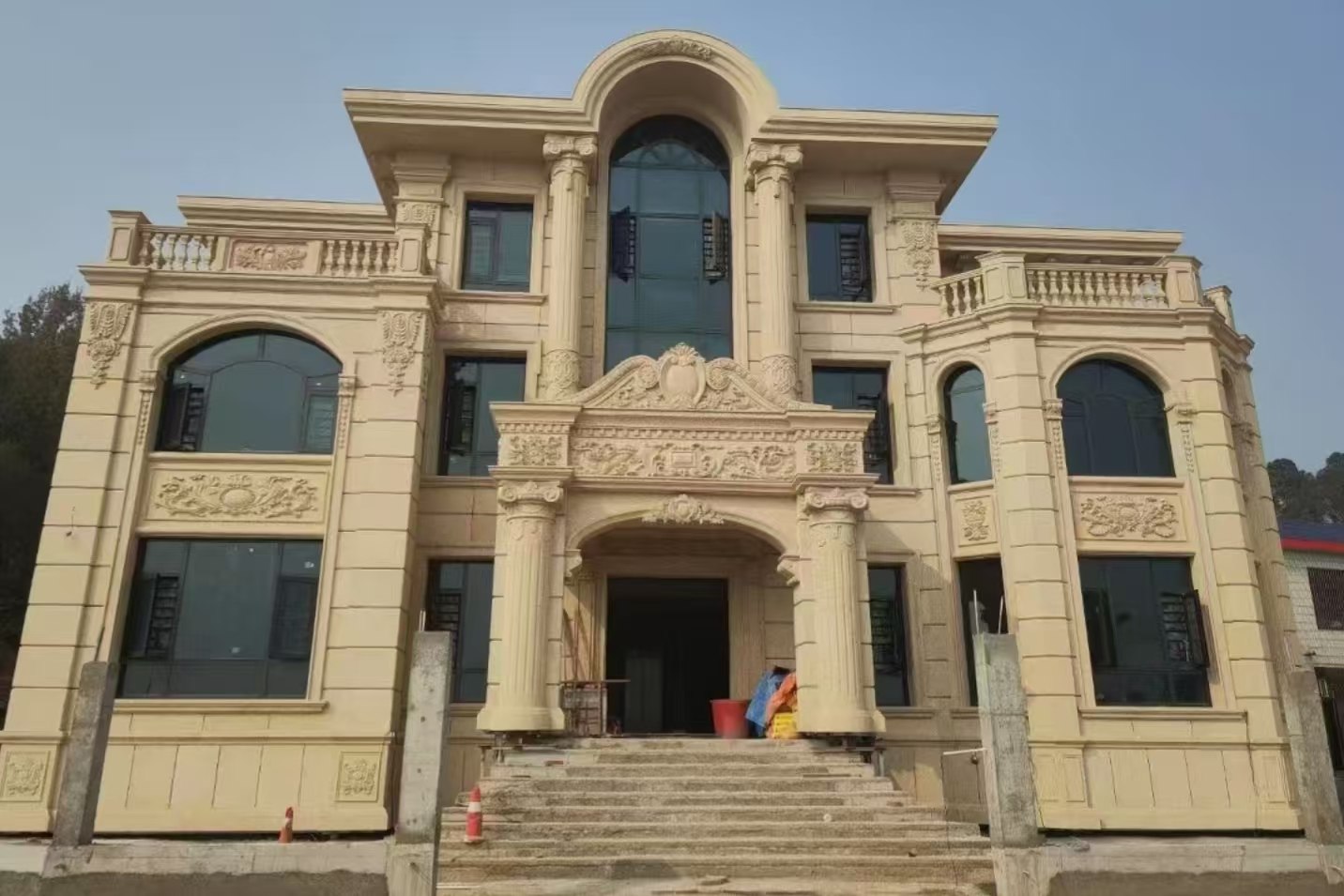 十堰 黄金麻花岗岩别墅外墙干挂